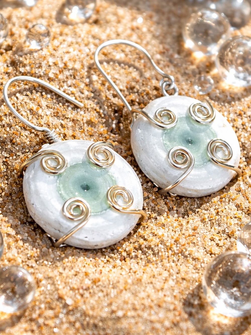 BEW! Solar Quartz Earrings